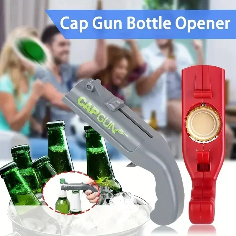Kitchen Gadgets And Toys - Beer Opener Bottle Flying Cap Launcher