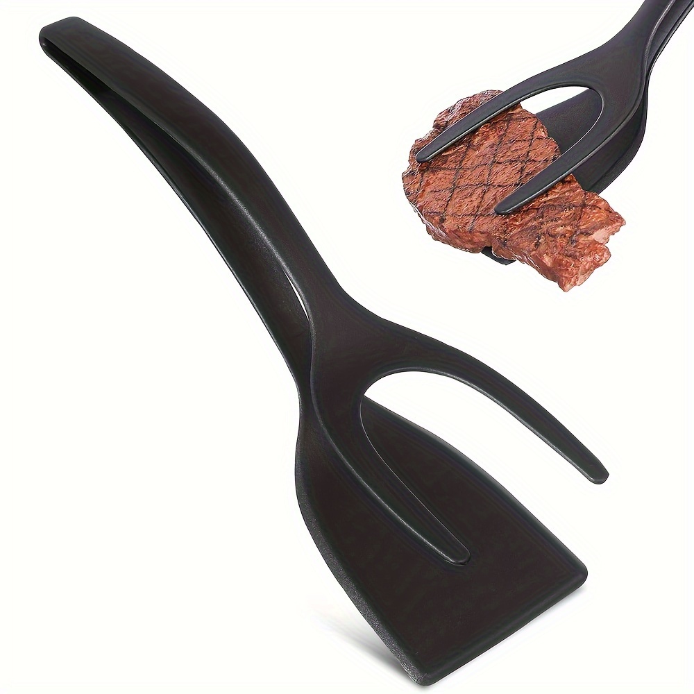 Kitchen Gadgets Under 100 - 1pc Grip And Flip Spatula Tongs,