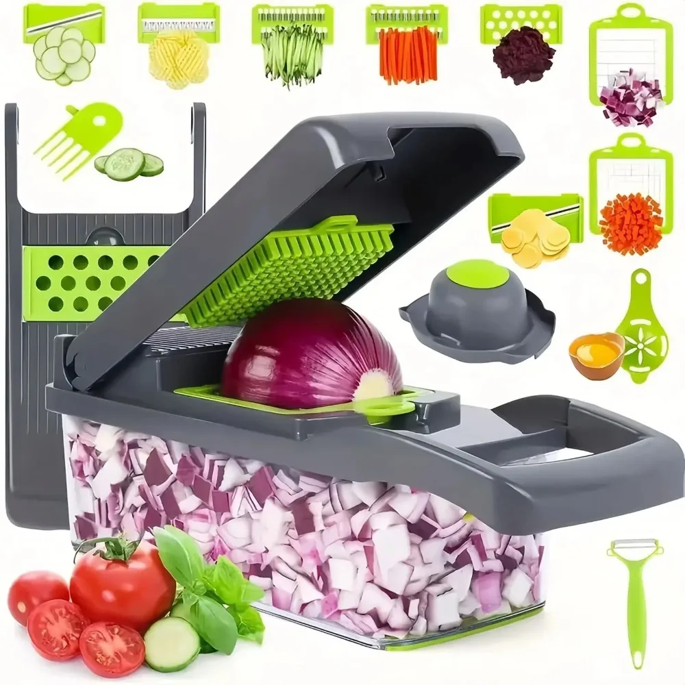 Kitchen Gadgets Luxury - Multifunctional Vegetable Chopper Handle Food Grate