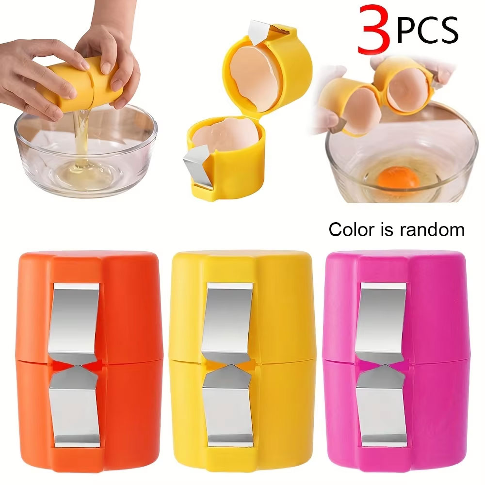 Egg Separator Tool - 3 PCS Egg Shell Opener, 2025