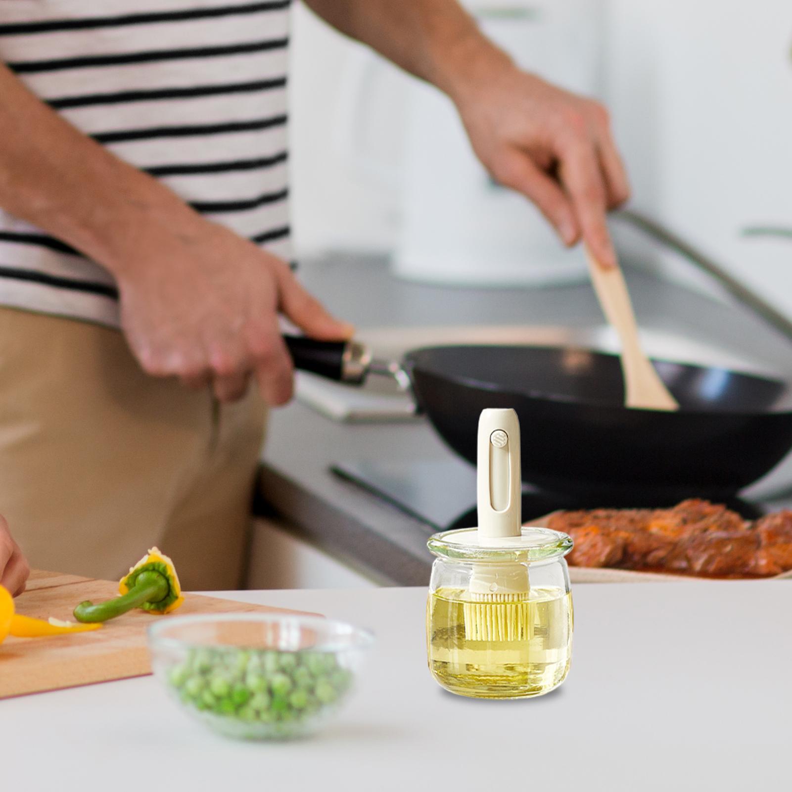 Kitchen Gadgets Dispenser Brush Holder - Oil Dispenser For Kitchen Lightweight Vinegar