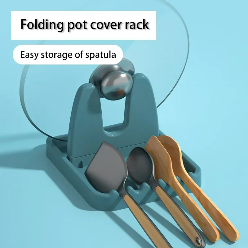 Kitchen Gadgets Under 100 - 1pc Foldable Pot Lid Rack Stand