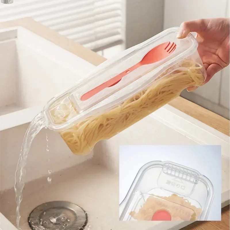 Kitchen Gadgets China - Microwave Pasta Cooking Box with Strainer