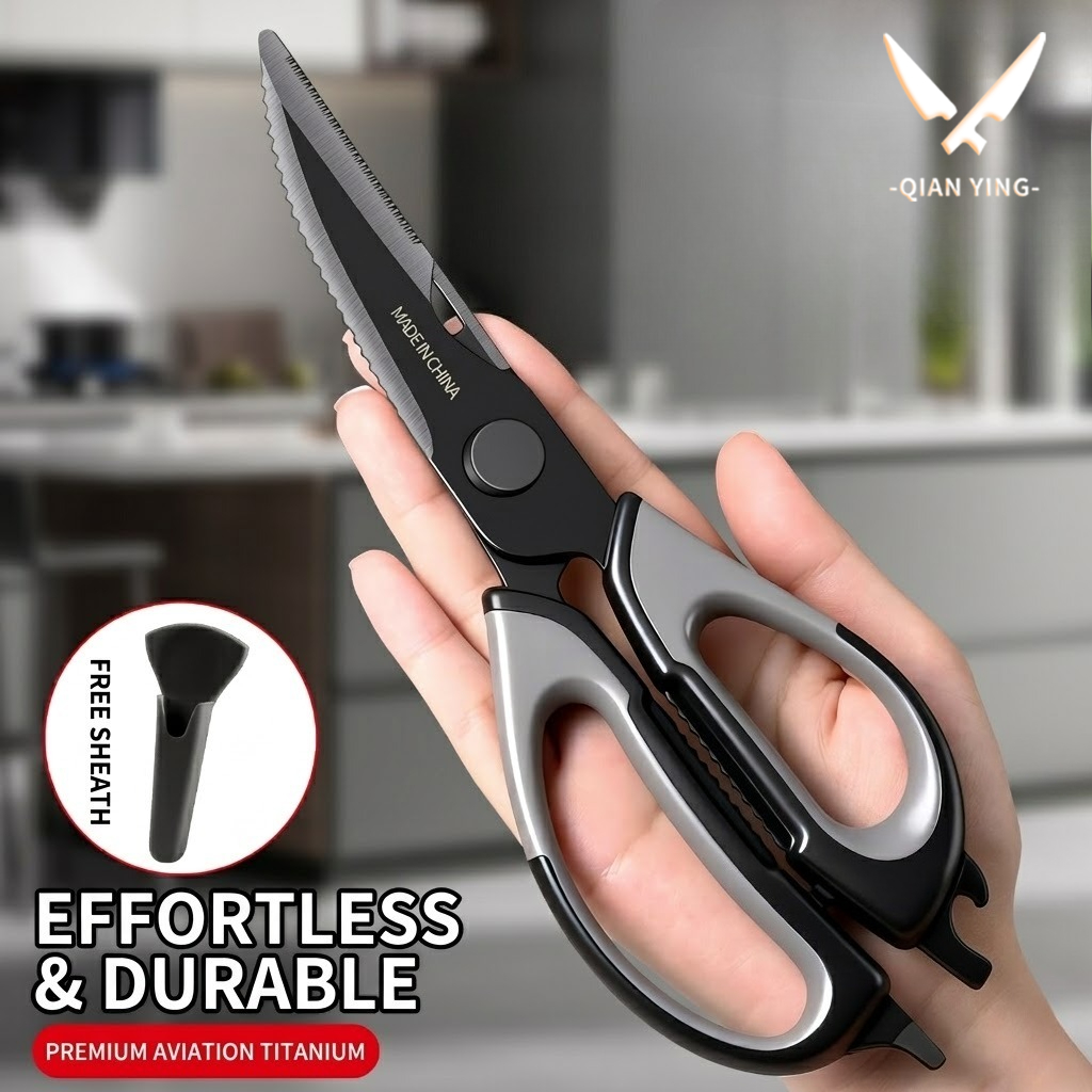 Kitchen Gadgets And Accessories - Kitchen scissors Titanium Chicken bone scissors