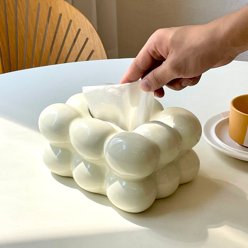 Kitchen Gadgets Luxury - Light Luxury Tissue Box Ceramic Tissue
