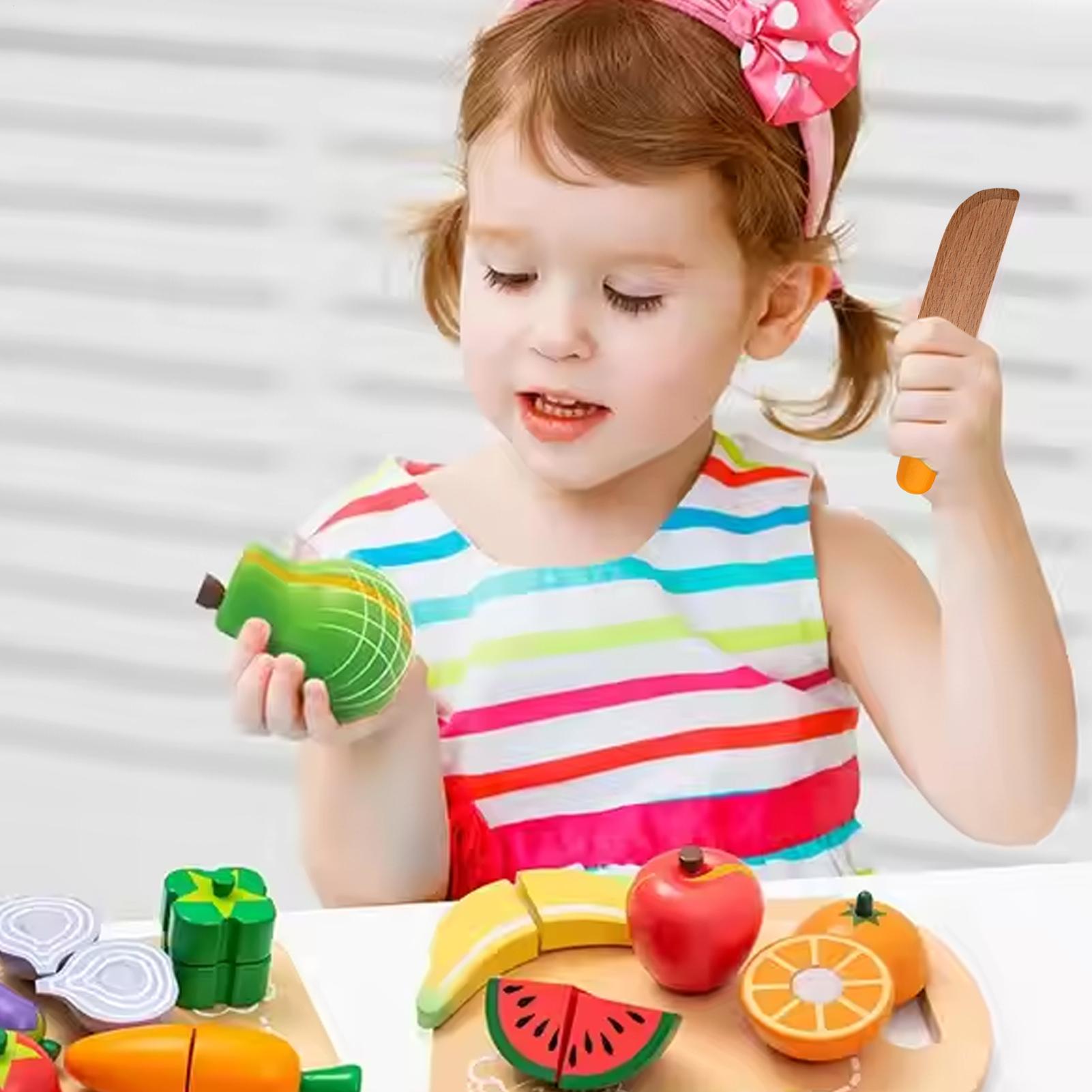 Kitchen Gadgets And Toys - Toddler Cutter Cooking Toy Kids Wood