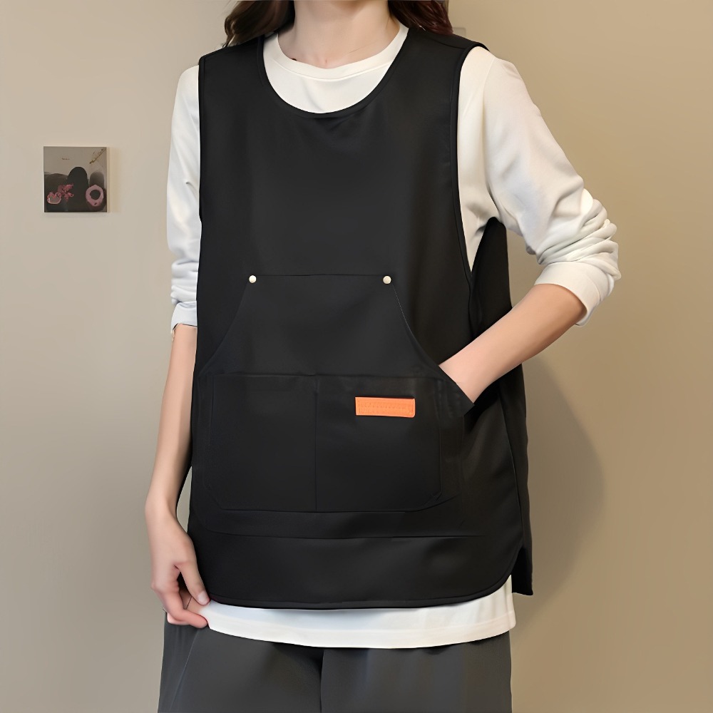 Kitchen Gadgets China - New Vest Style Cooking Apron Canvas