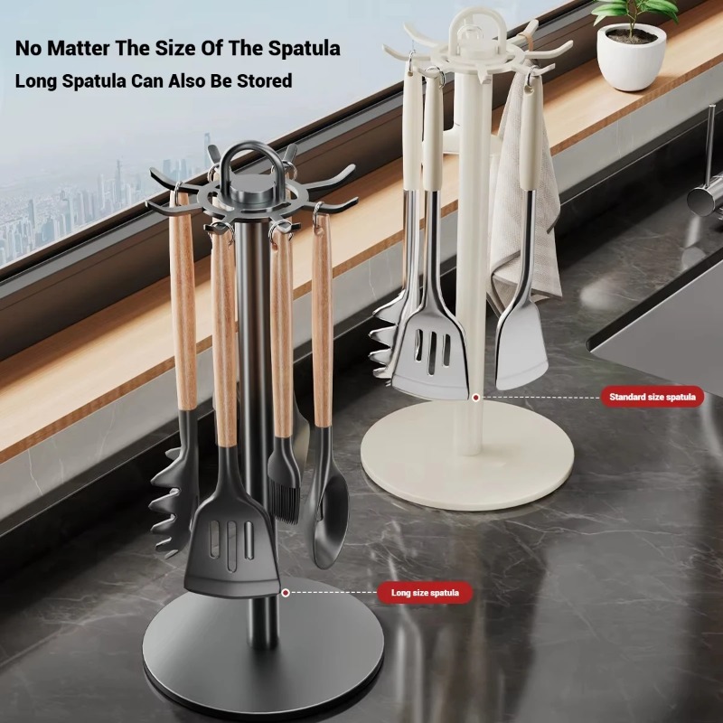 Kitchen Gadgets Under 100 - 360° Rotating Kitchen Spatula and Utensil
