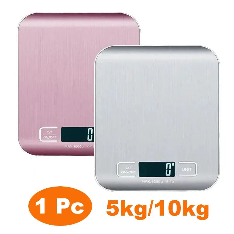 Kitchen Gadgets Electronic - Rechargeable Kitchen Scale LCD Display 5kg/10kg