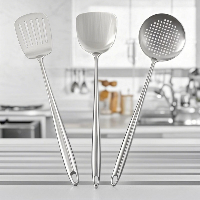 Kitchen Gadgets Under 100 - Food Stainless Steel Wok Spatula Metal