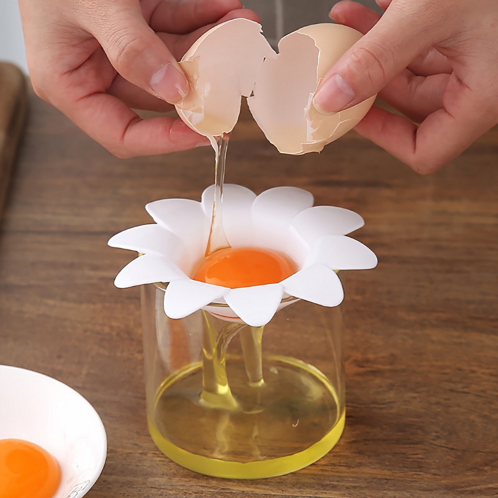 Egg Separator Tool - 1pc/ Cute Flower Design Egg White