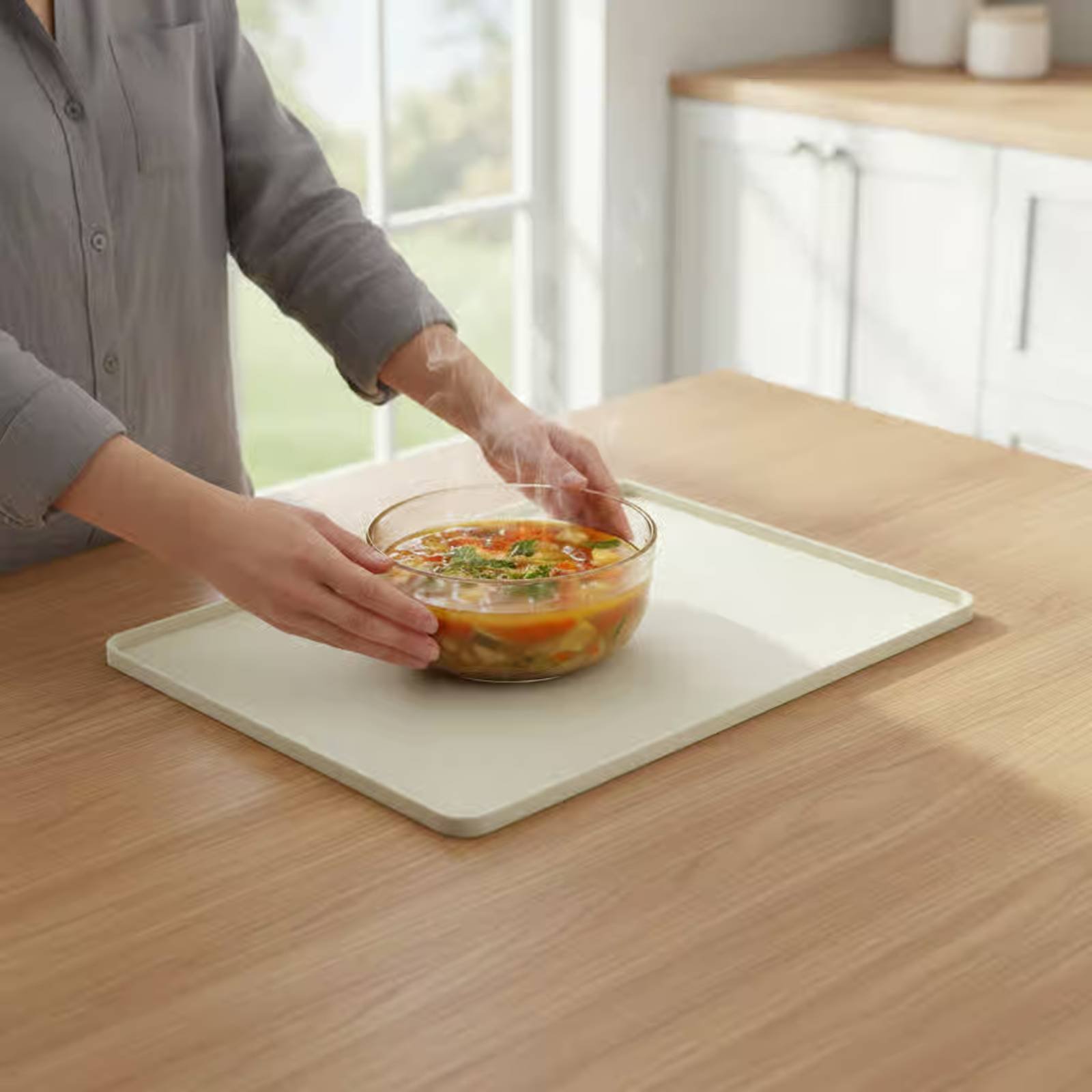 Silicone Baking Mat - Silicone Microwave Top Mat Flexible Microwave