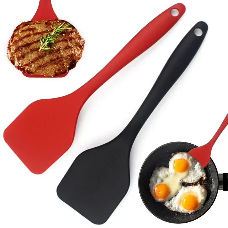 Kitchen Gadgets Under 100 - Small 20.5cm Silicone Cooking Leakage Spatula