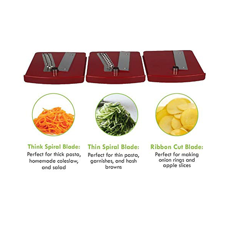 Hot sale Vegetable Spiral Thre - đánh giá và giá Spiralizer Vegetable Noodle