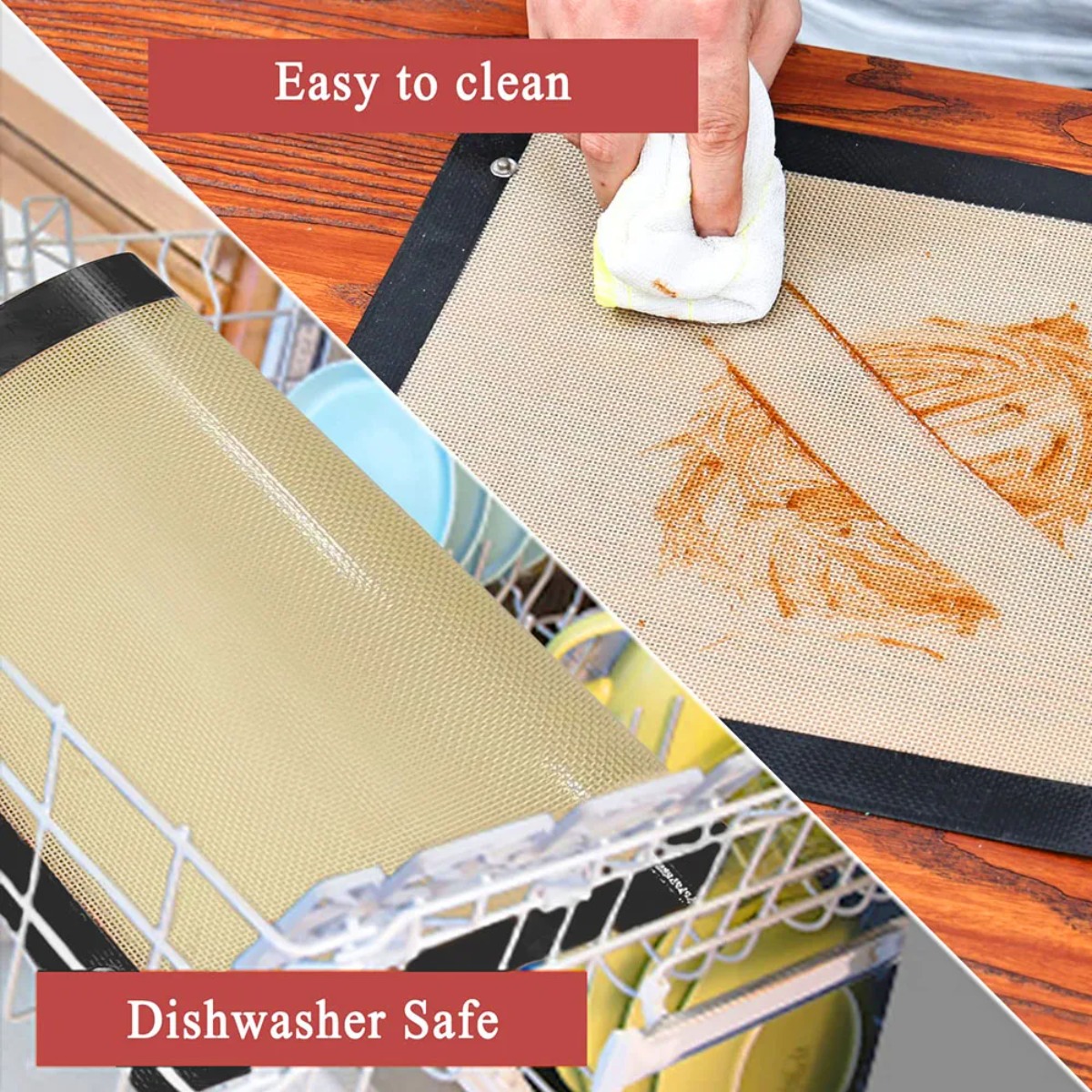 Silicone Baking Mat with Buckl - đánh giá và giá Silicone Baking Mat
