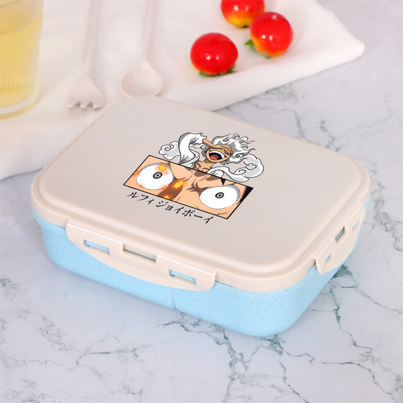 One Piece Boy Girl Bento Lunch - đánh giá và giá Food Storage Containers