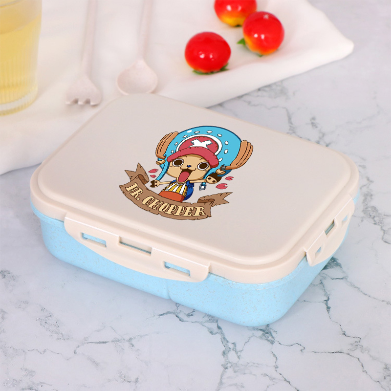 One Piece Boy Girl Bento Lunch - đánh giá và giá Food Storage Containers