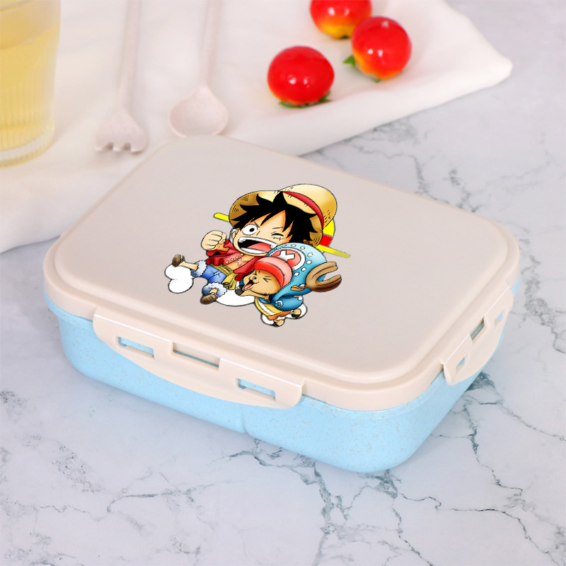 One Piece Boy Girl Bento Lunch - đánh giá và giá Food Storage Containers