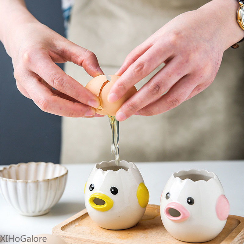 Cartoon Shaped Ceramic Egg Whi - đánh giá và giá Egg Separator Tool
