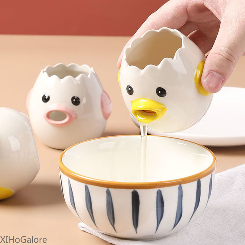 Cartoon Shaped Ceramic Egg Whi - đánh giá và giá Egg Separator Tool