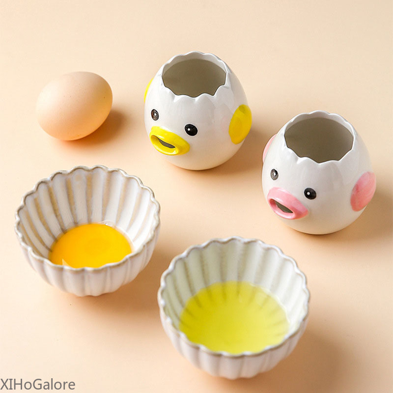 Cartoon Shaped Ceramic Egg Whi - đánh giá và giá Egg Separator Tool