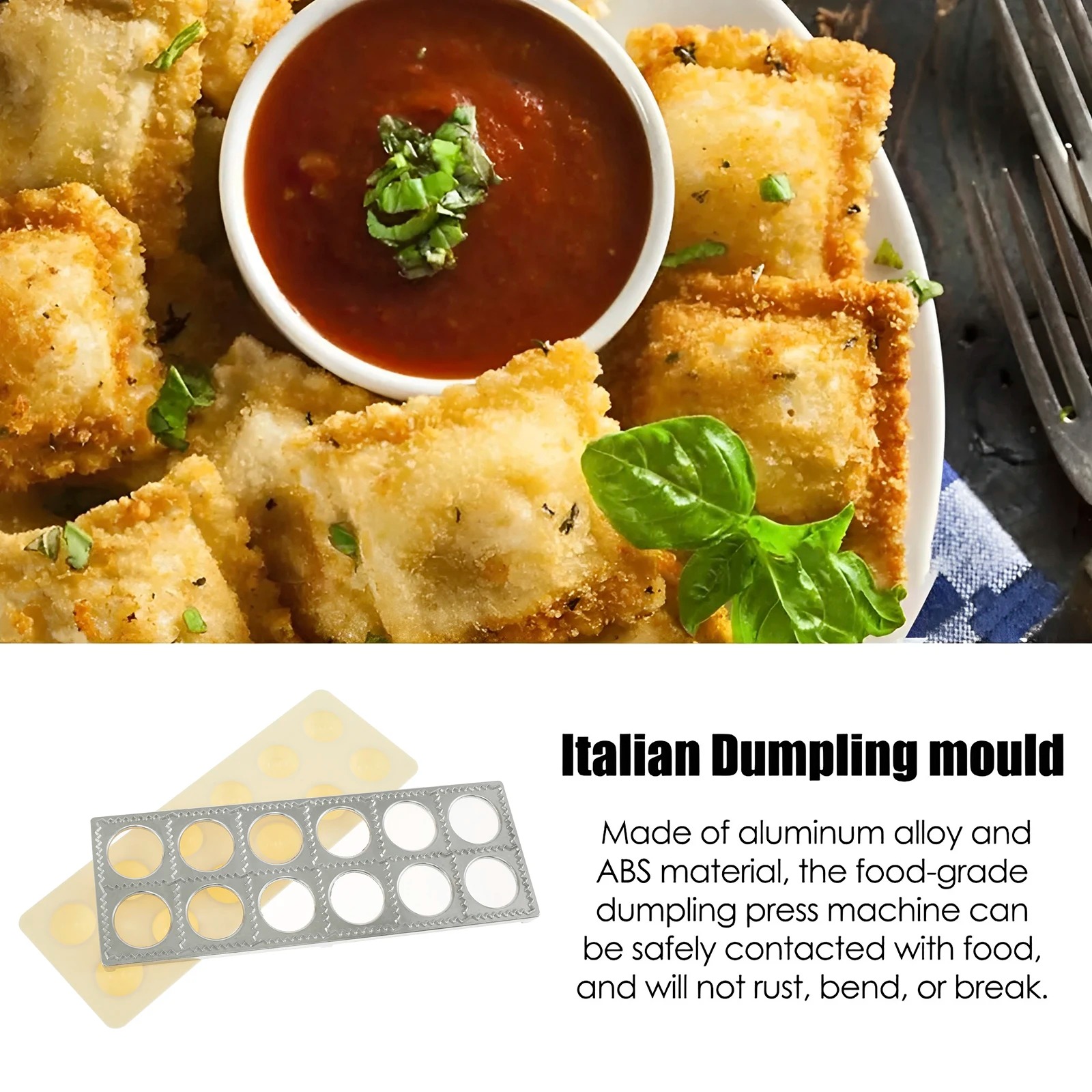 Dumpling Mold 12 Holes Ravioli - đánh giá và giá Kitchen Gadgets China