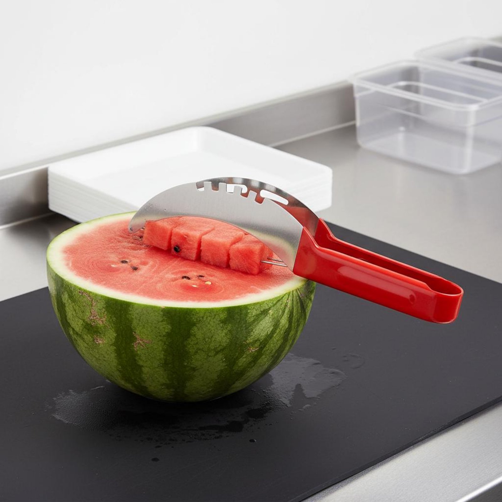 Watermelon Cube Cutter Food Gr - đánh giá và giá Vegetable Kitchen Gadgets