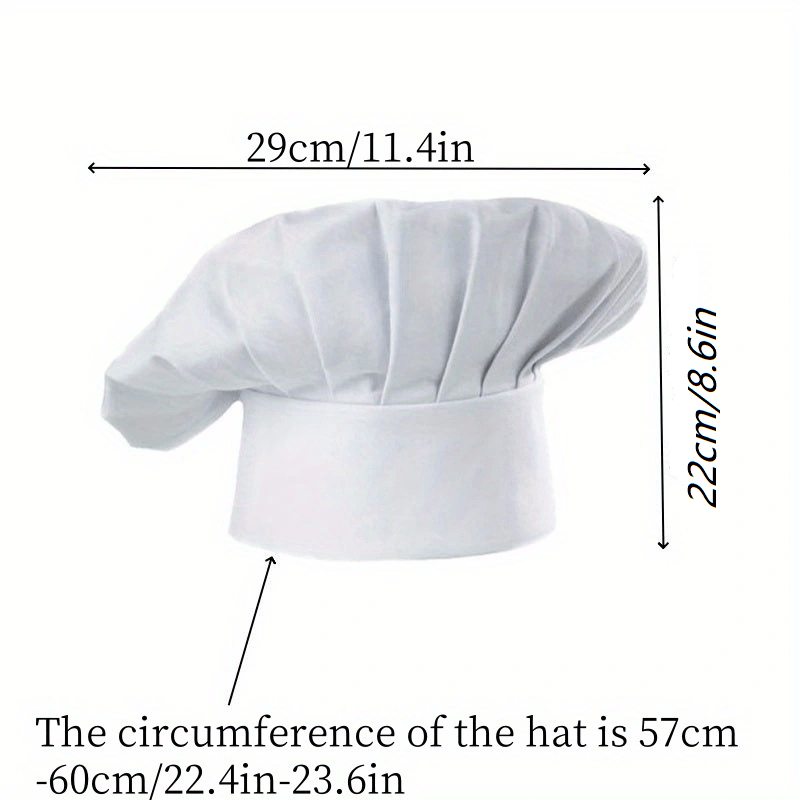 3pcs Chef Hat Adult Adjustable - đánh giá và giá Kitchen Gadgets China
