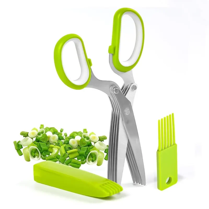 Herb Scissors Stainless Steel  - đánh giá và giá Herb Scissors 5 Blade