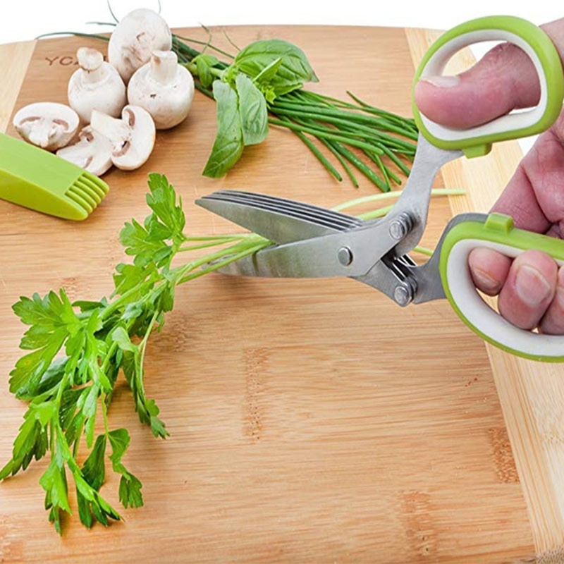Herb Scissors With 5 Blades Ki - đánh giá và giá Herb Scissors 5 Blade