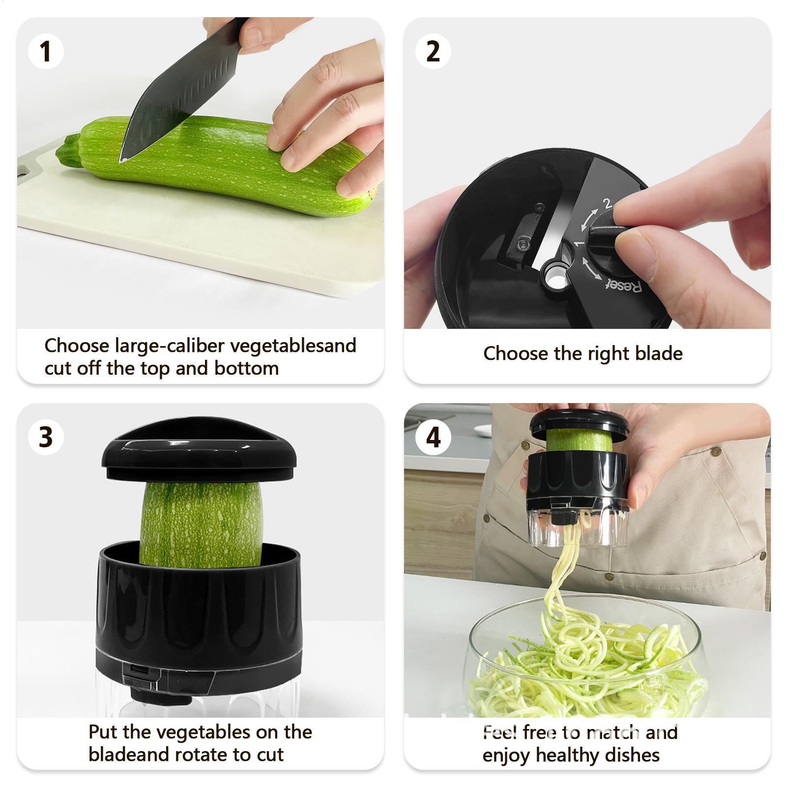 Zucchini Spiralizer Noodle Mak - đánh giá và giá Spiralizer Vegetable Noodle