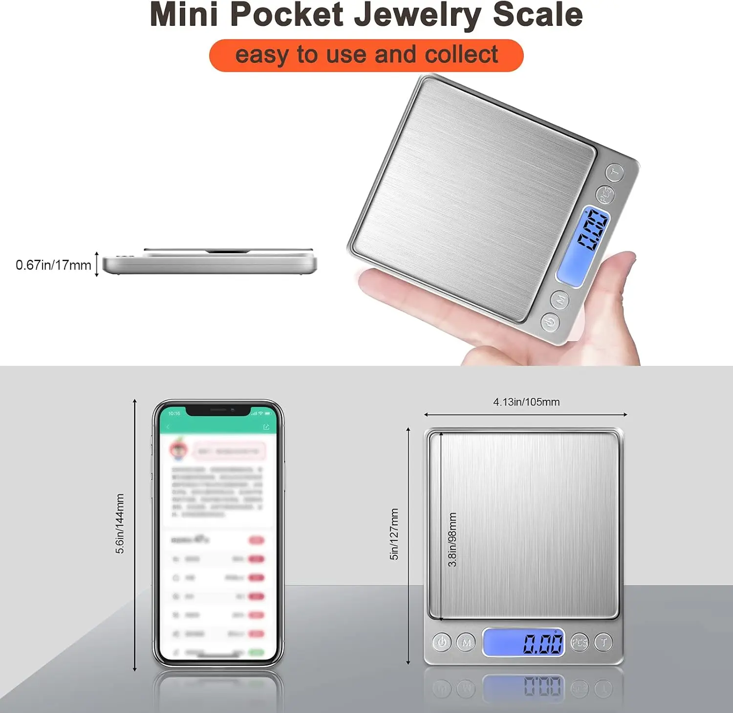 LCD Digital Jewelry Scale 3kg  - đánh giá và giá Kitchen Gadgets Electronic