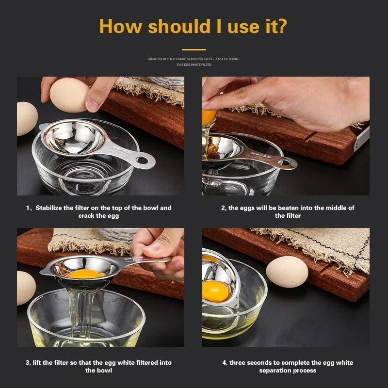 Egg White Separator 304 Stainl - đánh giá và giá Egg Separator Tool