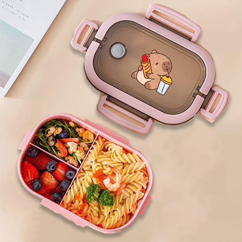 Capybara Bento Lunch Box Anime - đánh giá và giá Food Storage Containers