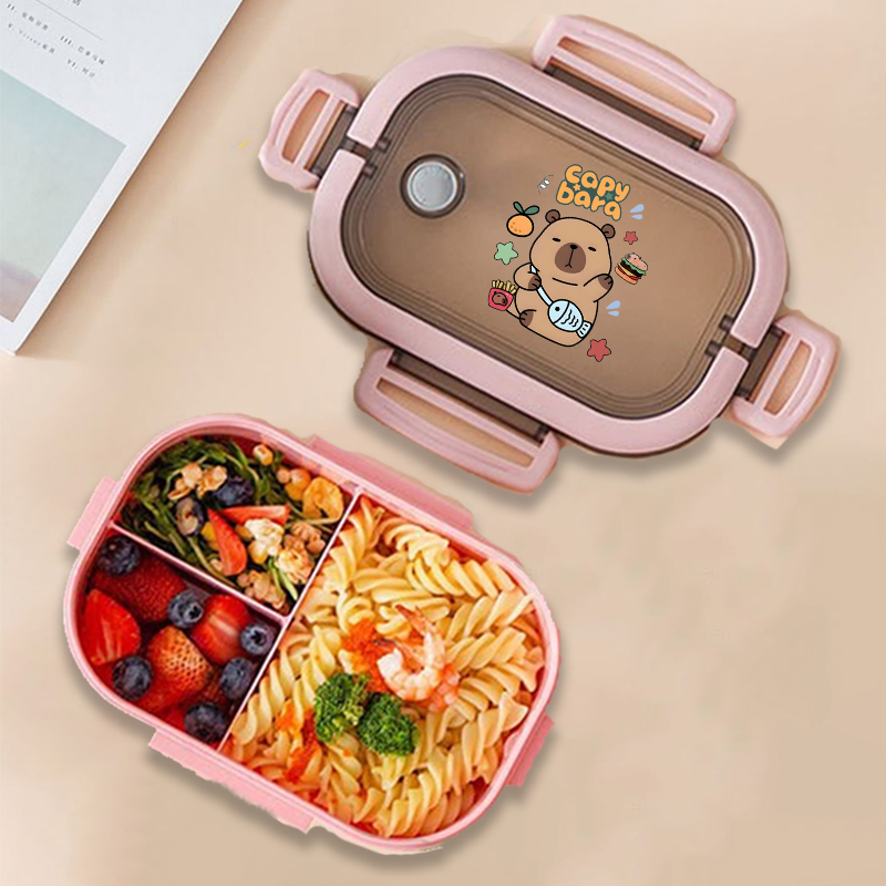 Capybara Bento Lunch Box Anime - đánh giá và giá Food Storage Containers