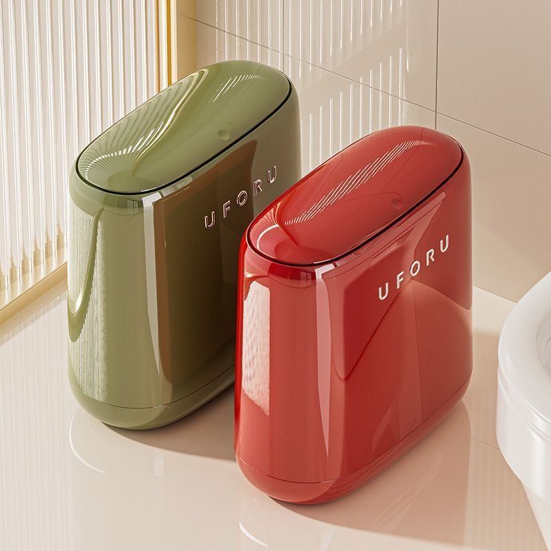 Bathroom Narrow Trash Can Plas - đánh giá và giá Kitchen Gadgets Luxury