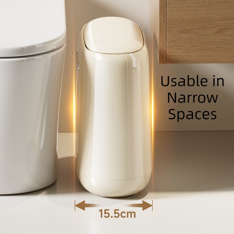 Bathroom Narrow Trash Can Plas - đánh giá và giá Kitchen Gadgets Luxury
