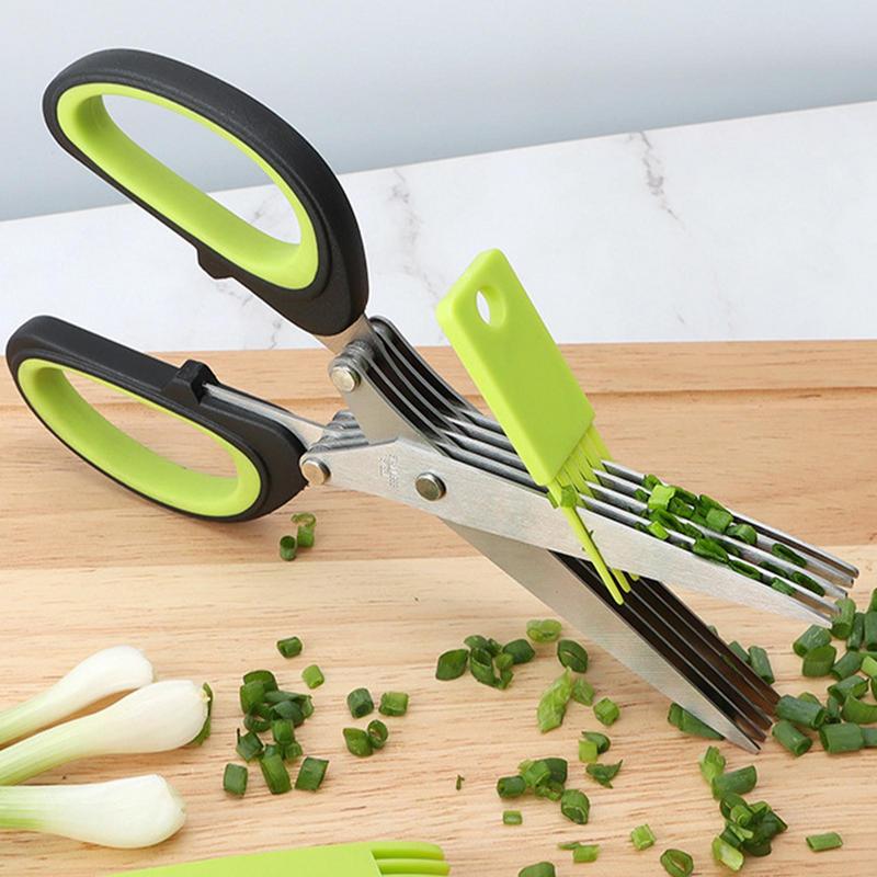 Multi Layer Scissor Kitchen Sh - đánh giá và giá Herb Scissors 5 Blade