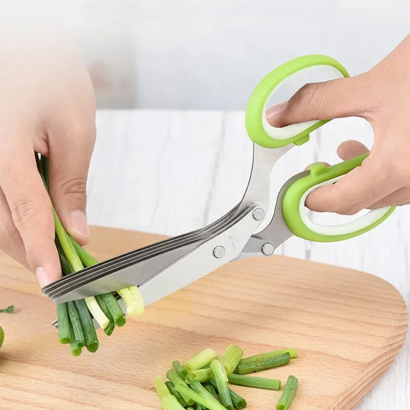 Herb Scissors Stainless Steel  - đánh giá và giá Herb Scissors 5 Blade