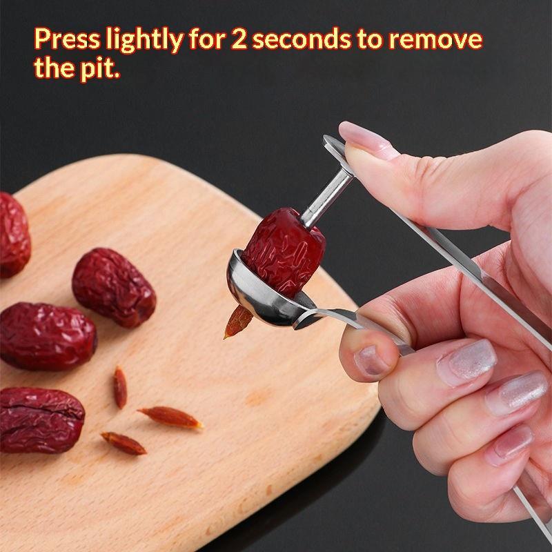 Stainless Steel Date Pitter To - đánh giá và giá Vegetable Kitchen Gadgets