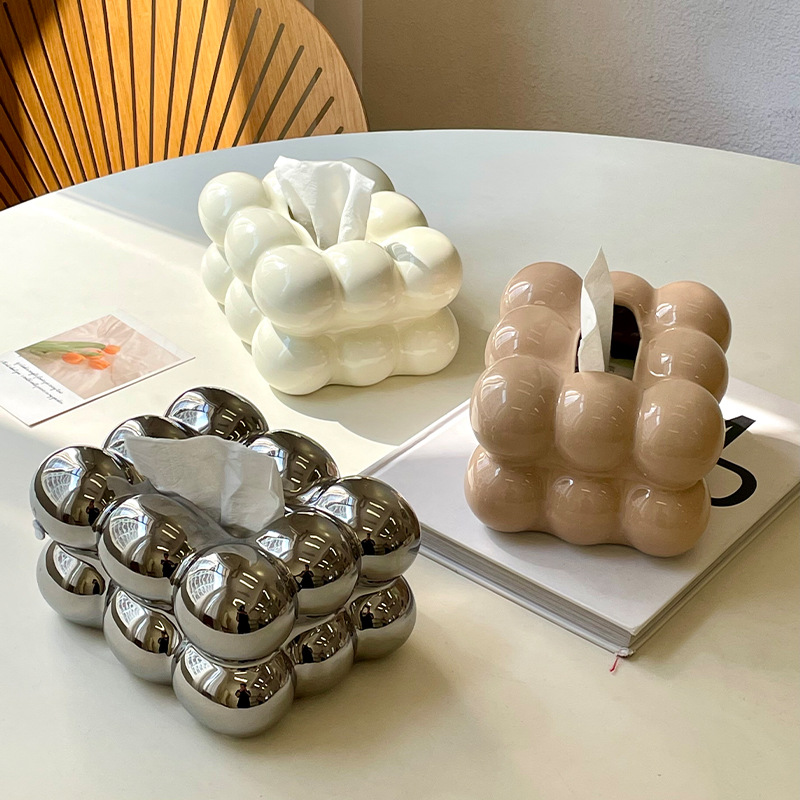 Light Luxury Tissue Box Cerami - đánh giá và giá Kitchen Gadgets Luxury