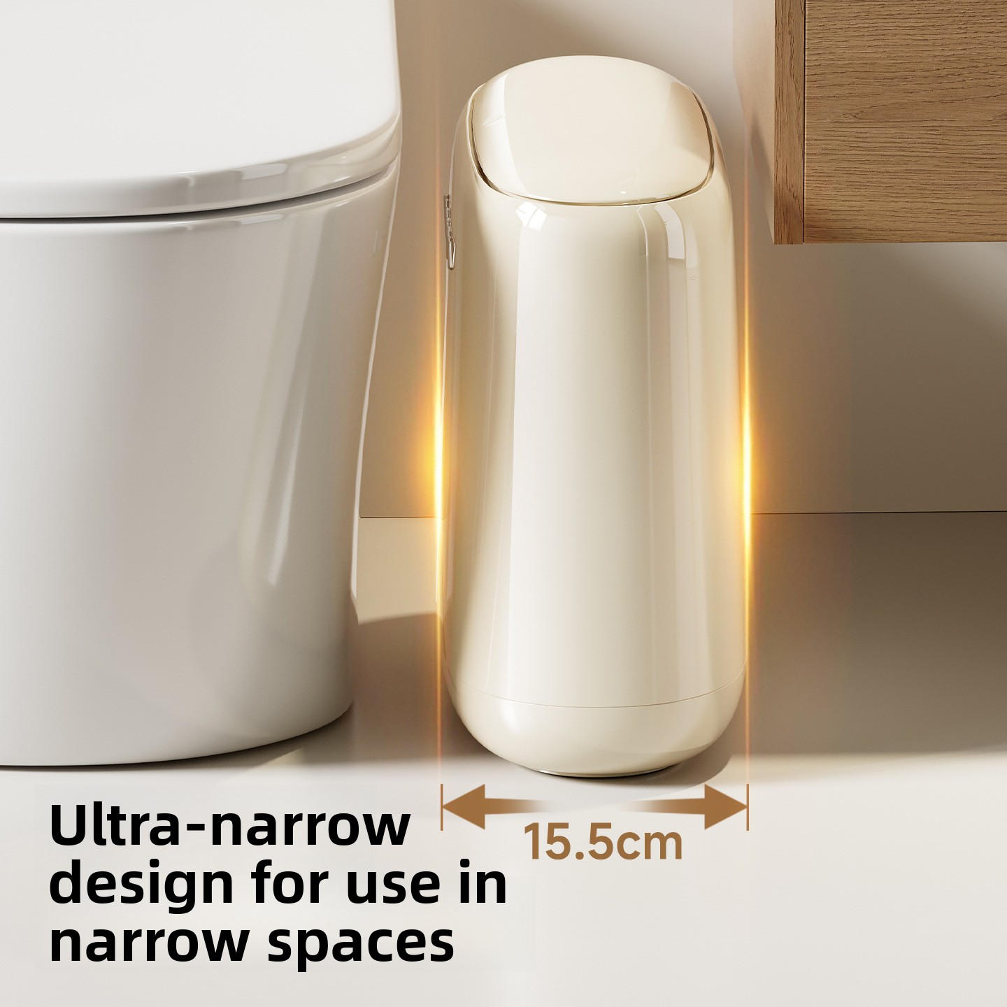 12L Trash Bin Narrow Gap Trash - đánh giá và giá Kitchen Gadgets Luxury