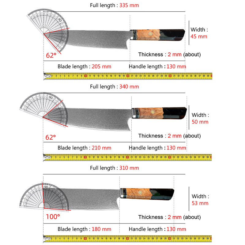 Japanese Damascus Steel Profes - đánh giá và giá Kitchen Gadgets Japanese