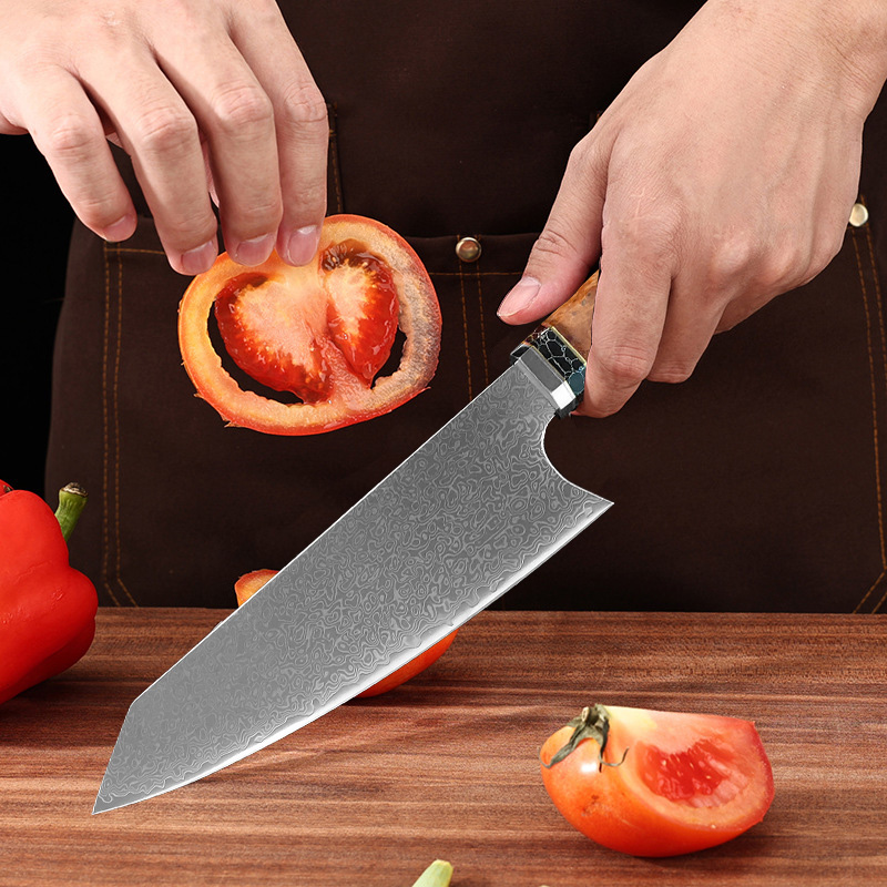 Japanese Damascus Steel Profes - đánh giá và giá Kitchen Gadgets Japanese