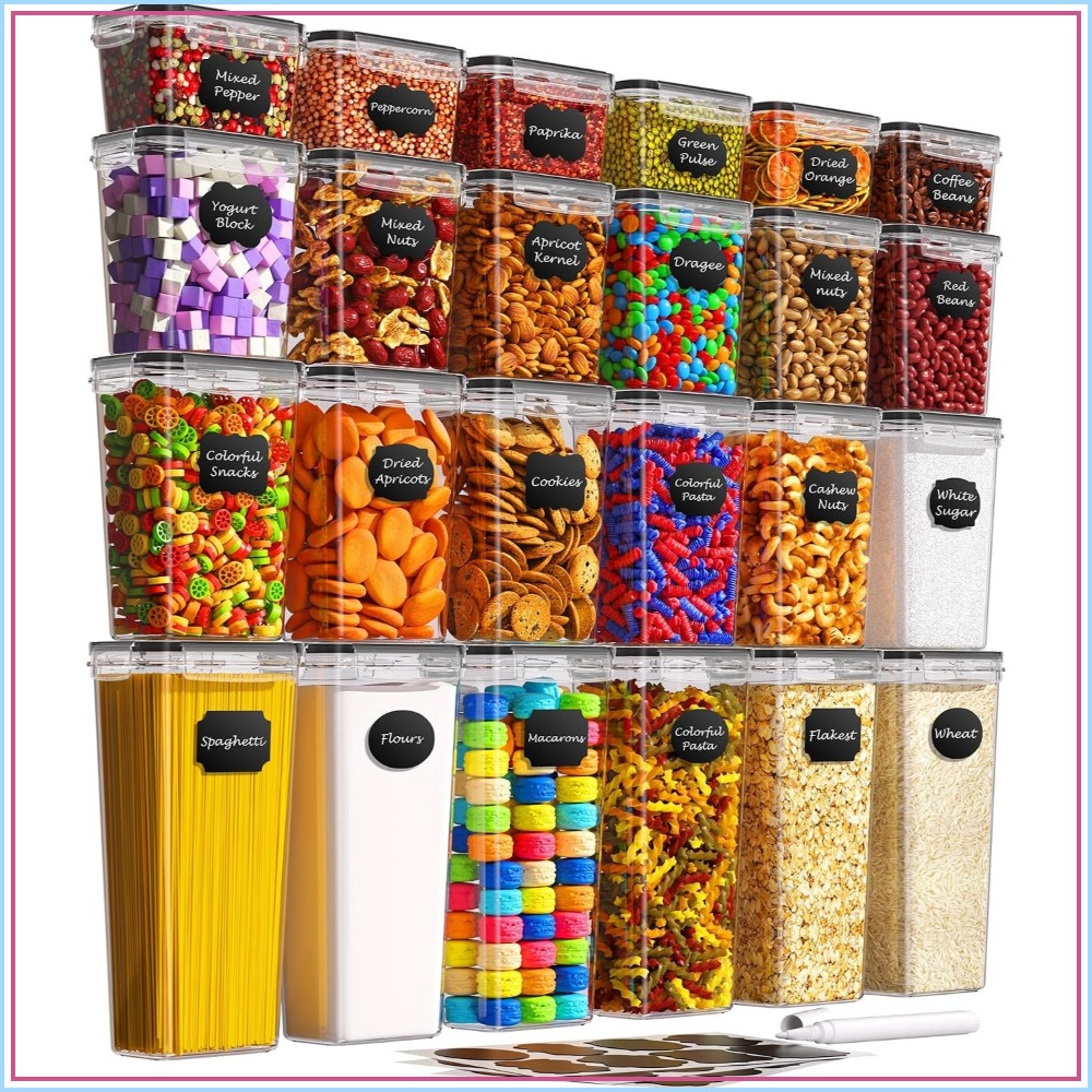 24 PCS Airtight Food Storage C - đánh giá và giá Food Storage Containers