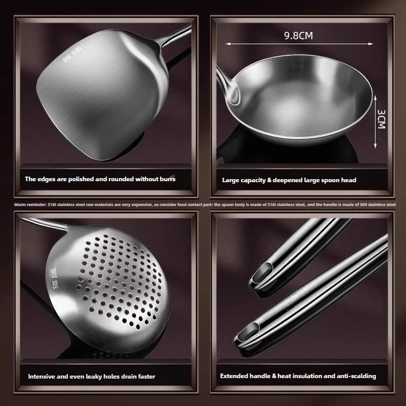 Food Stainless Steel Wok Spatu - đánh giá và giá Kitchen Gadgets Under 100