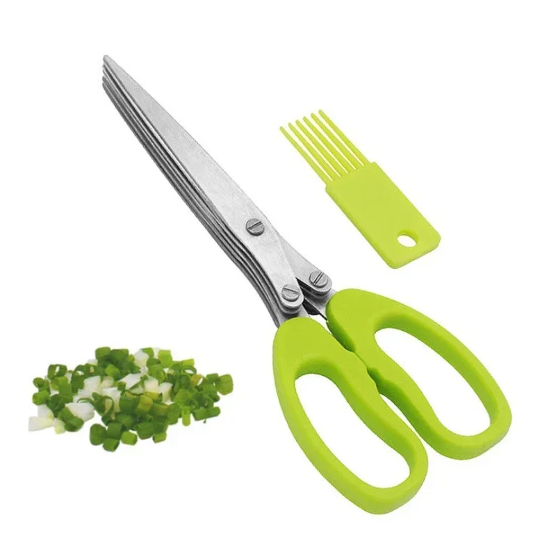 Kitchen Scissors Multifunction - đánh giá và giá Herb Scissors 5 Blade