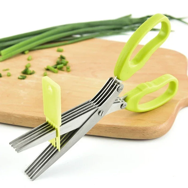 Kitchen Scissors Multifunction - đánh giá và giá Herb Scissors 5 Blade
