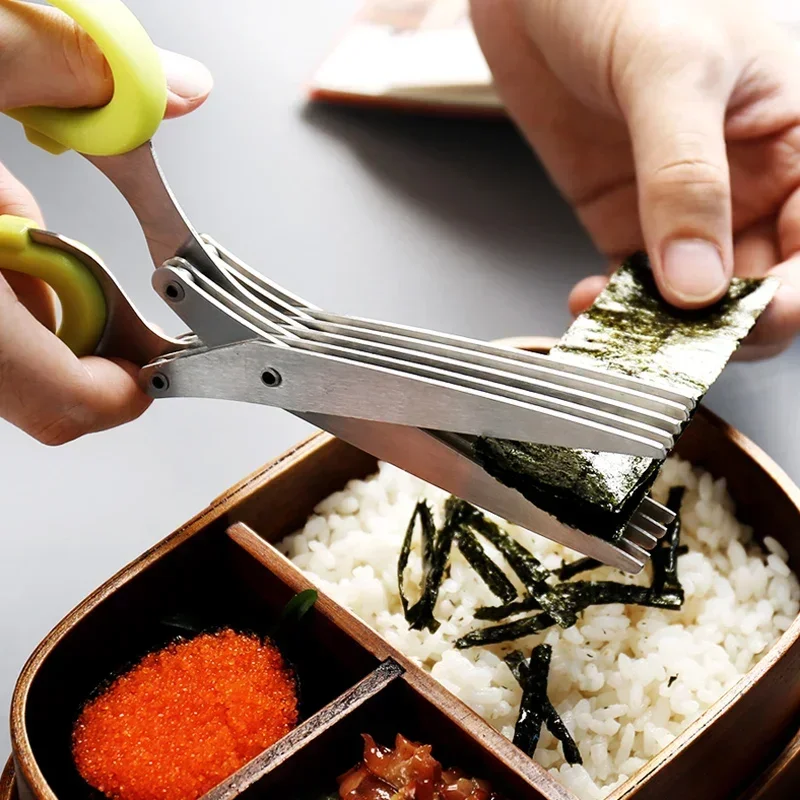 5 Blade Kitchen Scissors Scall - đánh giá và giá Herb Scissors 5 Blade