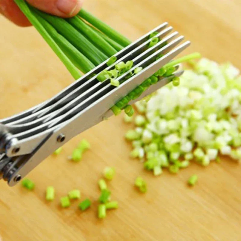 5 Blade Kitchen Scissors Scall - đánh giá và giá Herb Scissors 5 Blade